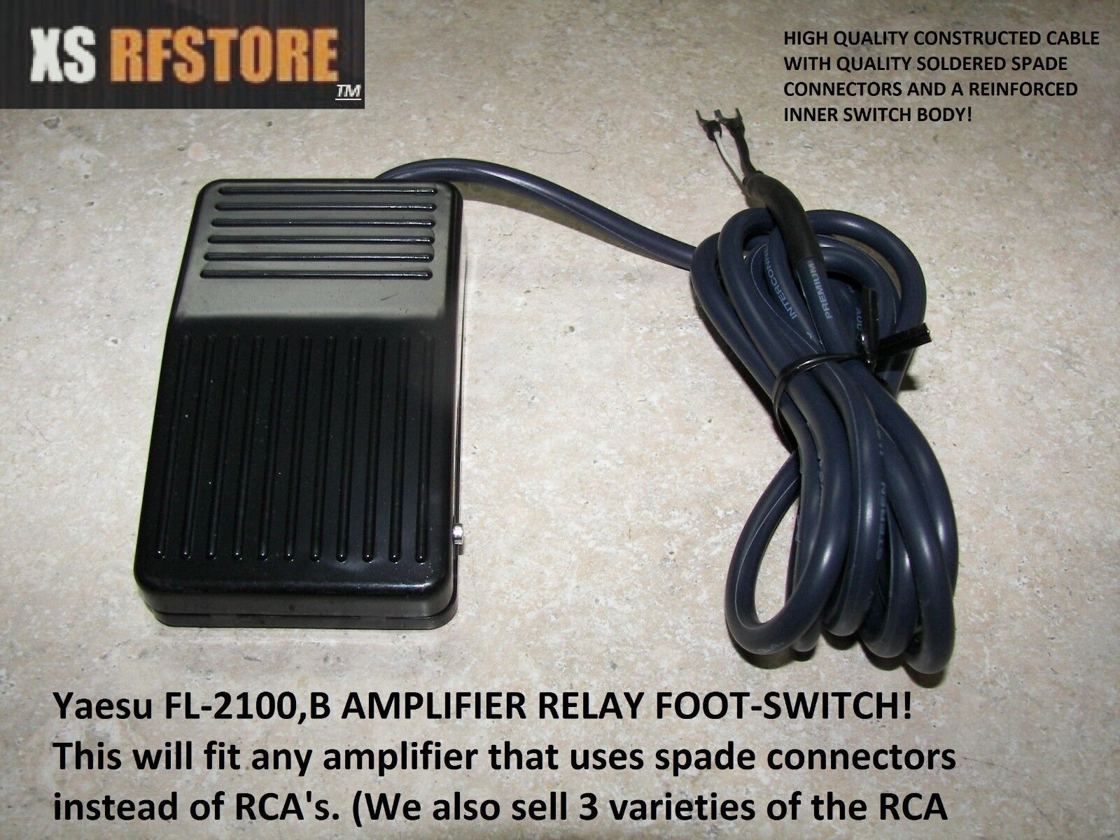 YAESU FL-2100/B/F AMP RELAY 12FOOT SWITCH! HEAVY DUTY ECONOMICAL FREE SHIP! - Image 2